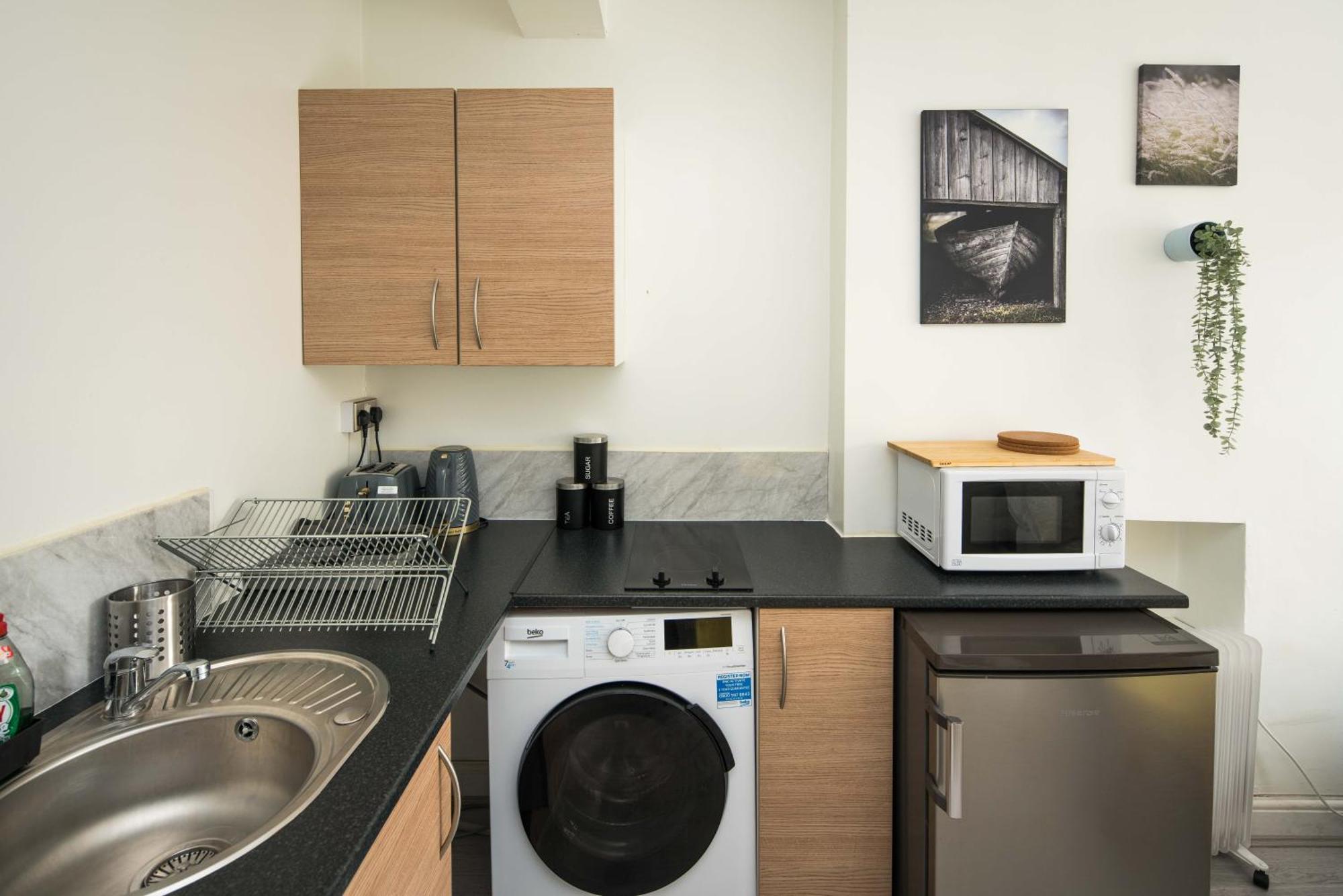 Spacious Studio For Up To 4! Sofa Bed London Exterior foto
