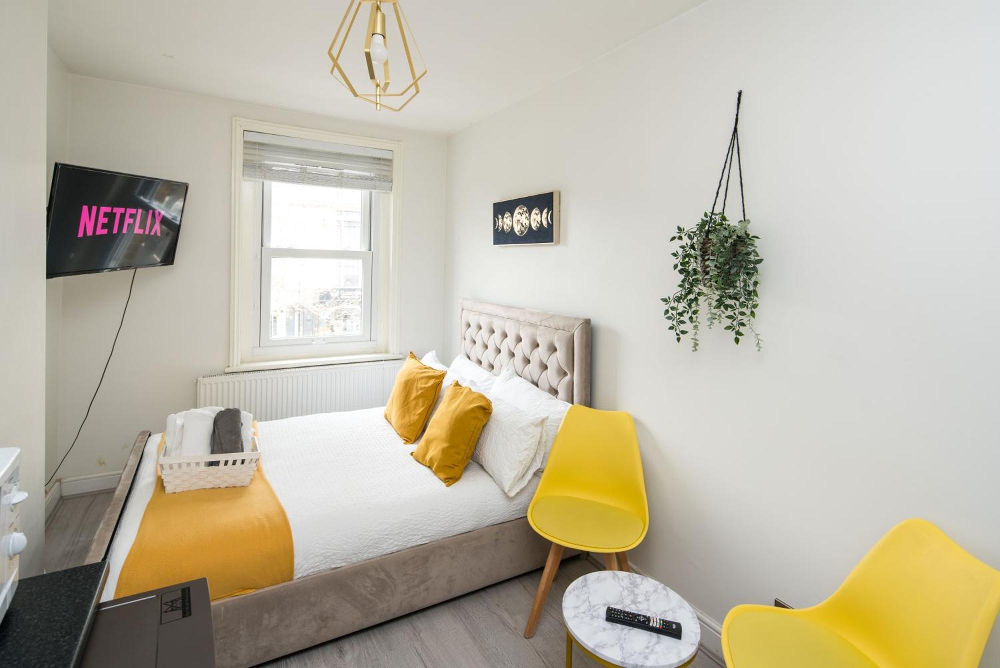 Spacious Studio For Up To 4! Sofa Bed London Exterior foto